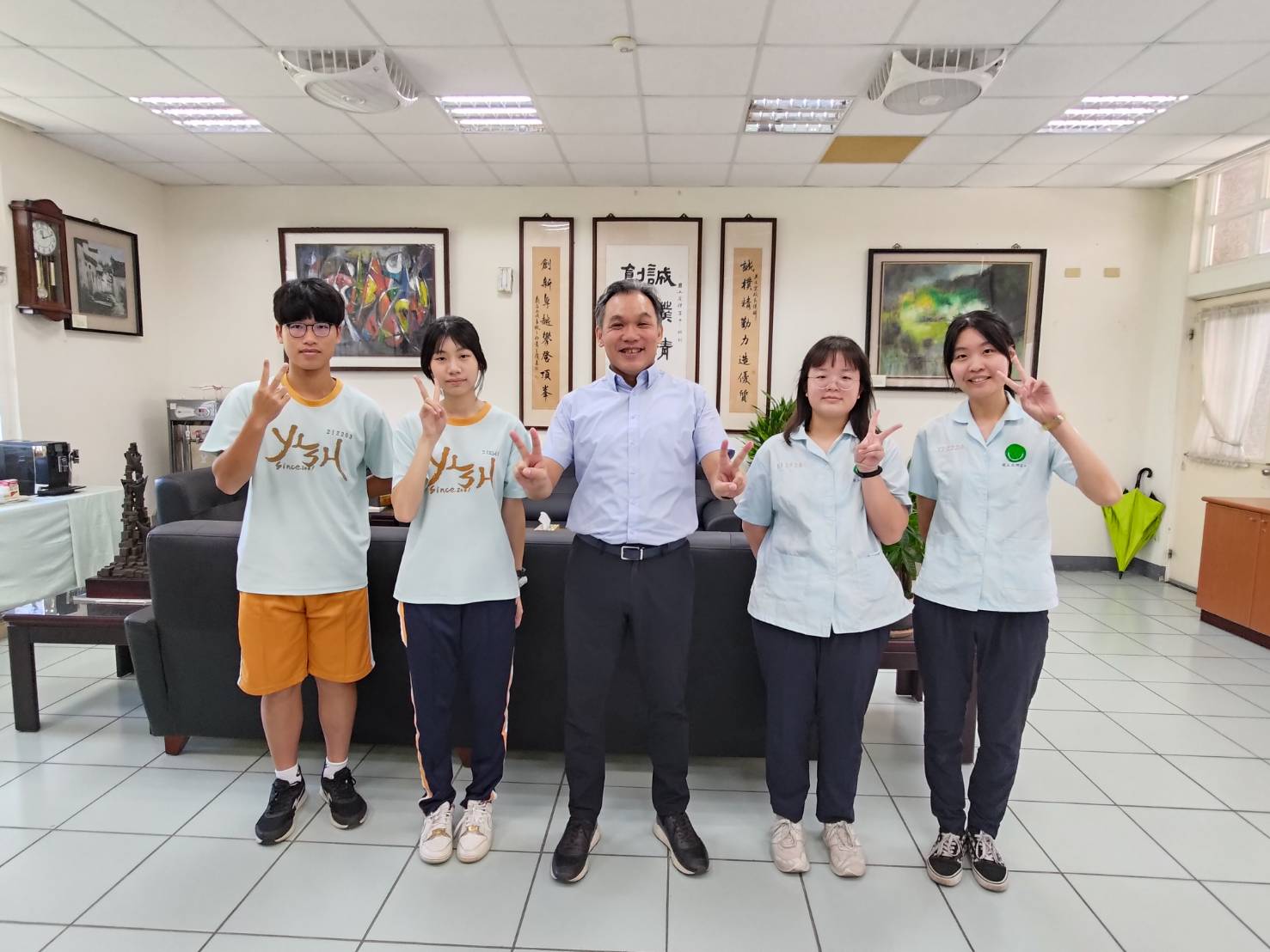 本校陳沛琪、孫如鈺、李育寧、陳俊佑、戴卉妤五位同學榮獲113年全國語文競賽苗栗縣特優
