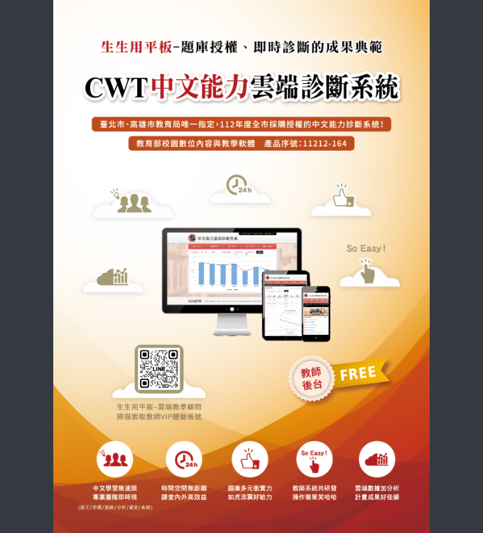 CWT中文能力雲端診斷系統